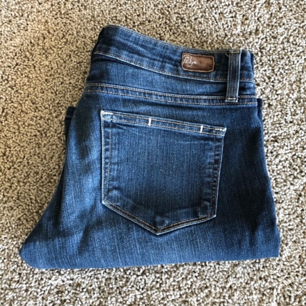 Paige Canyon Boot medium wash jeans